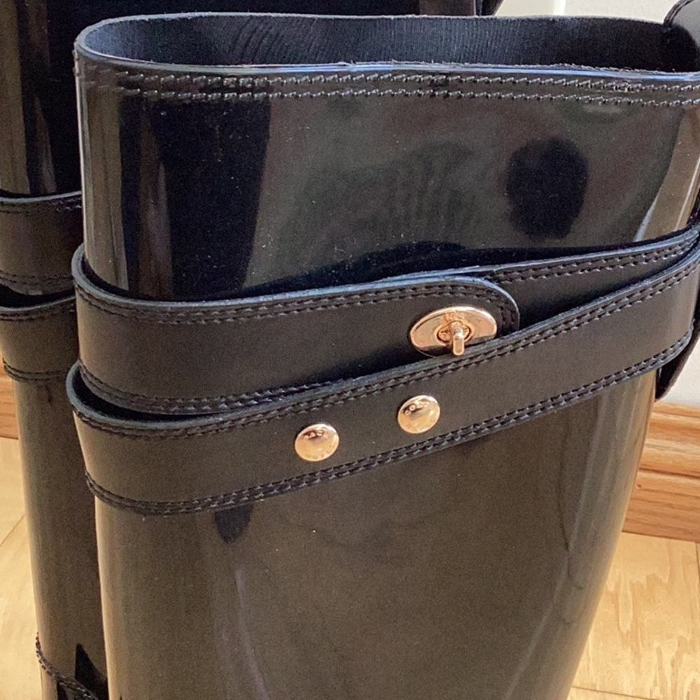Coach Talia Rubber Rainboots size 6 - Picture 9 of 16